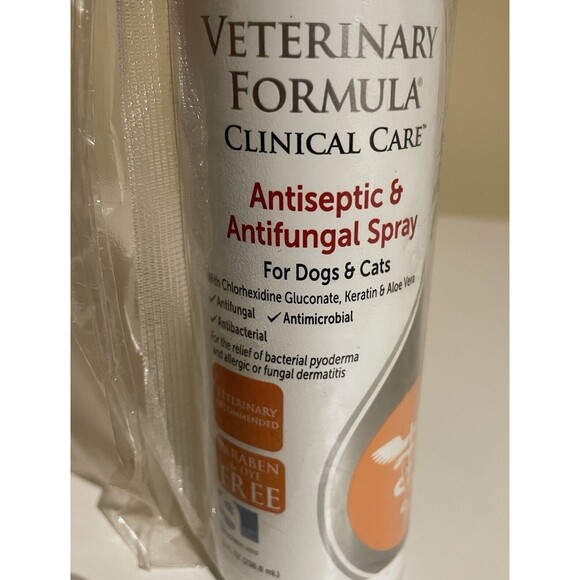 Veterinary Formula Clinical Care ANTISEPTIC & ANTIFUNGAL SPRAY DOGS & CATS 8oz - Picture 3 of 10
